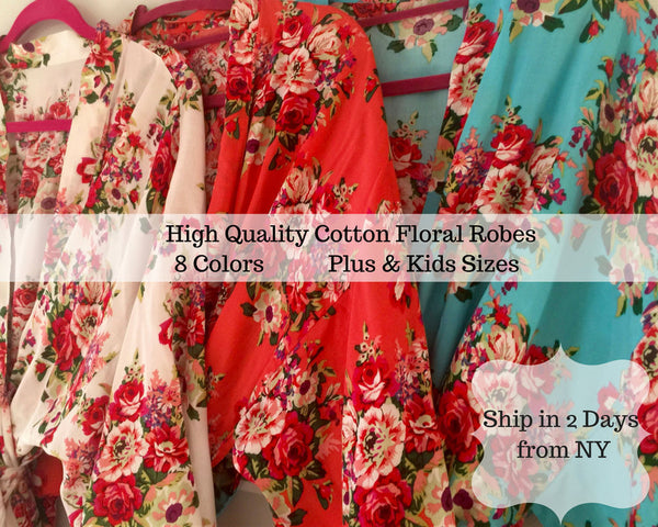 Mix&Match Set of Bridesmaid Robes-Bridesmaid Gifts -Bridesmaid Robes-Wedding Robe-Bridesmaids Party-Fast Shipping from New York